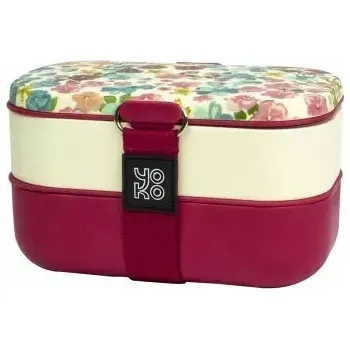 Svačinový box Yoko Design Bento box na jídlo Giverny 1200ml