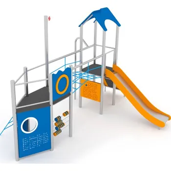 Dětské hřiště Playground System Dětské hřiště z nerezu Loď se skluzavkou - 11092