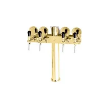 Příslušenství pro výčepní zařízení Výčepní stojan LINDR T4 na kování T5 + plakety - zlato