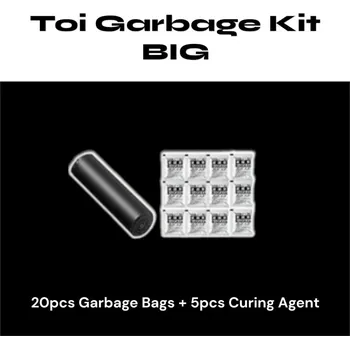 Pytle na odpadky Extra příslušenství na odpadky pre VELKÉ W: 20 ks sáčků na odpadky, 5 ks vytvrzovacího prostředku