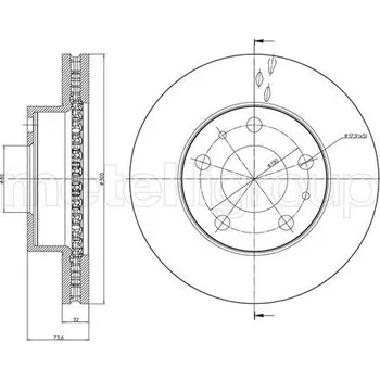 Brzdový kotouč Brzdový kotouč CIFAM 800-885C
