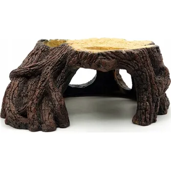 Teraristika Dekorace do terária Kmen Úkryt 24x22x10 cm