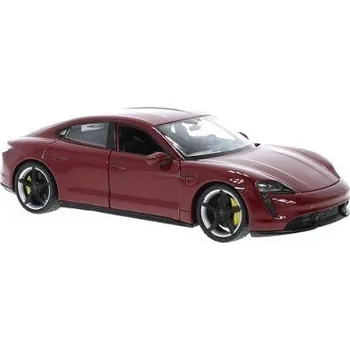 autíčko Welly PORSCHE TAYCAN TURBO S RED 24107