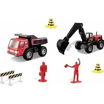 autíčko MAISTO FRESH METAL BUILDER ZONE REPAIR SET RED 22326