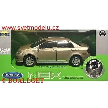 autíčko Welly TOYOTA COROLLA 2009 GOLD 43608