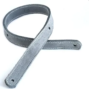 MMboutique Kožené ucho prošité VELUR 50 cm světle šedé