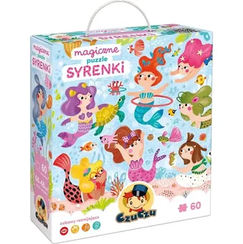 Puzzle CzuCzu Kouzelné mořské panny 60 dílků