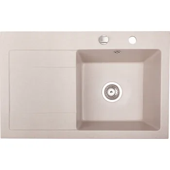 Granitový dřez Jednodřez Brenor Mingus 80P granit béžový