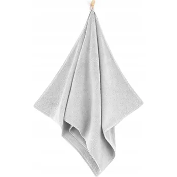 Ručník RUČNÍK 100% BAVLNA MALÝ 30X50 NA RUCE SVĚTLE ŠEDÝ SAVÝ