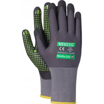 Pracovní rukavice Rukavice Verken NitroFlex Dots velikost 11 - XL 1 pár