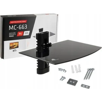 police Nástěnná police Maclean Držák na DVD MC-663