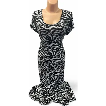 Dámské šaty Trendy šaty DENTY, Barva Jako na obrázku, Velikost XXXL 54, Materiál 96% Viskoza 4% Lycra