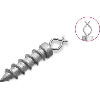 Rybářský háček Delphin B! Přídavné závaží zavrtávací 1,0g_10ks