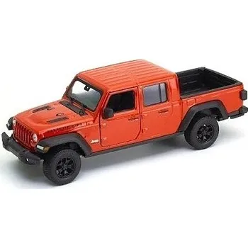 autíčko Welly JEEP GLADIATOR RUBICON 2020 RED 24103