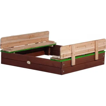 Pískoviště Backyard Discovery Pískoviště s víkem a sedátkem Cedar Ella XL