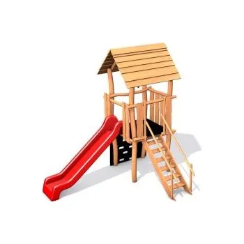 Dětské hřiště Playground System DĚTSKÁ SESTAVA se skluzavkou z akátu III.