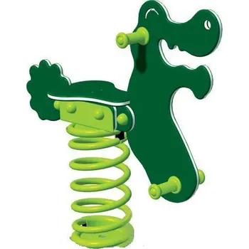 Dětská houpačka Playground System PRUŽINOVÁ HOUPAČKA Krokodýl (Crocodile) pro veřejná dětská hřiště