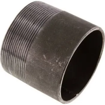 Fitinka Nipl navařovací R1-1/4" 60 mm - vnější průměr 42,4 mm, ST 37, ocel černá
