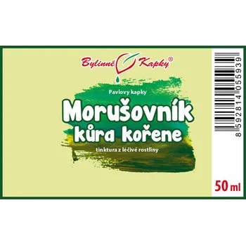 Doplněk stravy Bylinné kapky s.r.o. Morušovník bílý kůra kořene (TCM) - Pavlovy bylinné kapky (tinktura) 50 ml