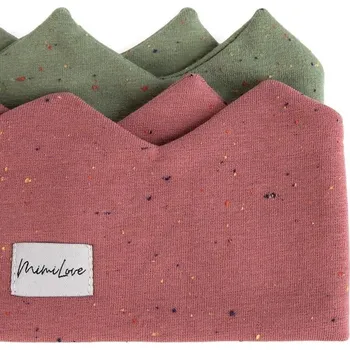 Čelenka Bavlněná čelenka KORUNKA vel. 6-24m. Khaki Tečky