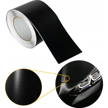 Polep vozidla Páska na prahy, hrany dveří, lemy blatníků Fólie Hladká Černá Matná Šířka 10 cm