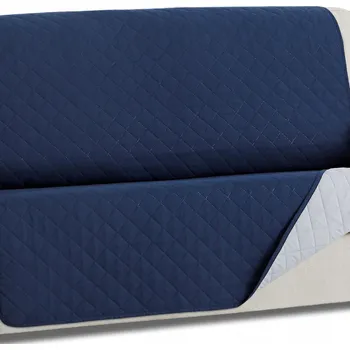 Přehoz na lůžko Přehoz na postel Belmarti polyester 200 cm x 190 cm modrý