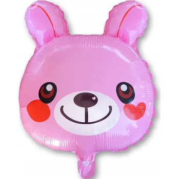 Balónek Fóliový balónek Medvídek 47 cm růžový