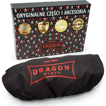 lanový naviják Ochranný kryt na naviják Dragon Winch, voděodolný, černý
