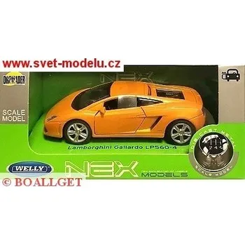 autíčko Welly LAMBORGHINI GALLARDO LP560-4 ORANGE 43620