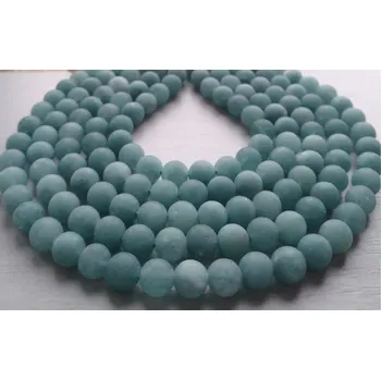 Dětské navlékací korálky Jadeit matný 6 mm (návlek 60-63 korálků)