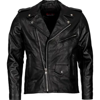 Pánský křivák Pánská Kožená Bunda Křivák Rélion Inferno Brixton Černá Velikost: XL