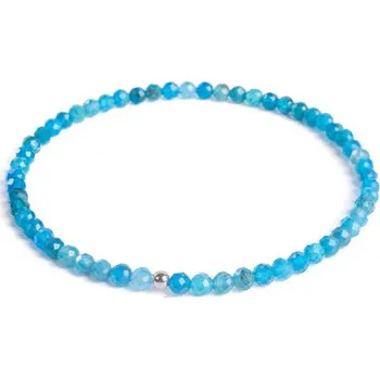 Náramek 7AE Minerální náramek přírodní Apatit a stříbro AG925 - AN520-18