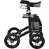 Chodítko pro seniory Mobilex Puma Air Rollator outdoorové chodítko matně černé/šedé