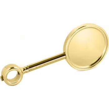 Držák plakety zlatý dlouhý