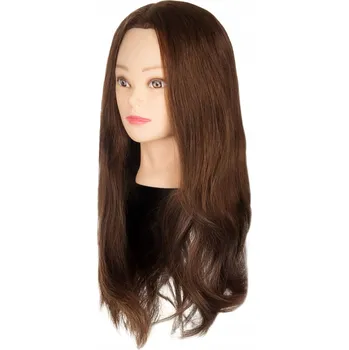 česací hlava ARTE Kadeřnická hlava dámská Arte lidské vlasy 60 cm