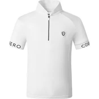 Chlapecké tričko Dětské závodní triko Covalliero S/S 2025, bílé - vel. 140/146