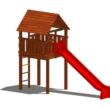 Dětské hřiště Playground System DĚTSKÉ HŘIŠTĚ - sestava se skluzavkou Robin B (v.p. 1,5 m)