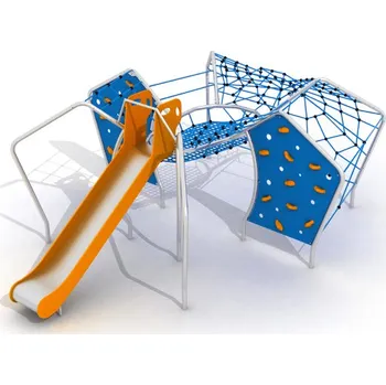 Dětské hřiště Playground System Herní prvek z nerezu prolézačka pavouk - 16004