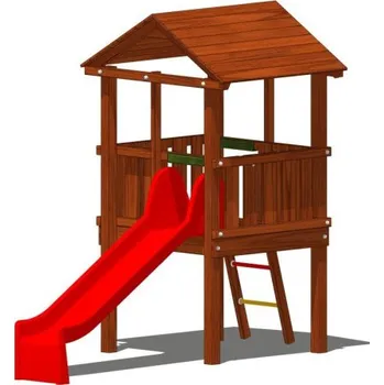 Dětské hřiště Playground System DĚTSKÉ HŘIŠTĚ - sestava se skluzavkou Hubert A (v.p. 1 m)