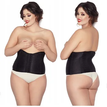 Korzet Mitex Talia korzet, zeštíhlující pás černý 4XL