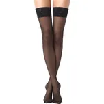 Conte Class 12 • 3/4-M/L • černá • punčochy samodržící 12 DEN