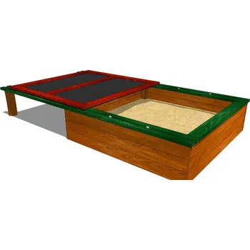 Pískoviště Playground System Pískoviště s posuvným krytem z akátu - Škatulka