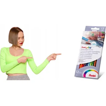 Pastelka Akvarelové Pastelky PENTEL 12 barev