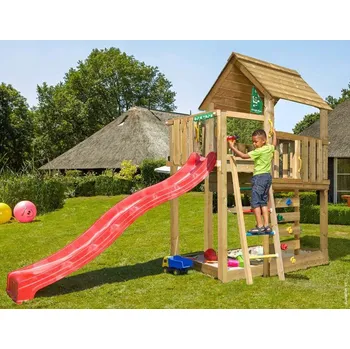 Dětské hřiště Dětské hřiště Jungle Gym Cubby se skluzavkou