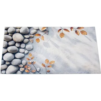 Koupelnová předložka KOUPELNOVÁ PŘEDLOŽKA PROTISKLUZOVÁ MĚKKÁ ROHOŽKA DO KOUPELNY 40X60