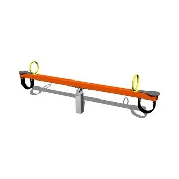 Hra na zahradu Playground System Vahadlová dvojhoupačka celokovová - B