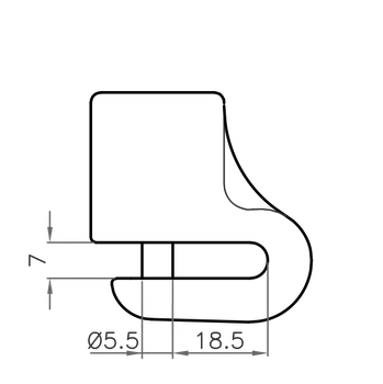 Motozámek Zámek LUMA ENDURO 74 D DIB7401RLUM žlutá SYM Orbit II 50 4T 2007-2016