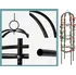 Opora na rostlinu Verk 27284 zahradní opora pro pnoucí rostliny