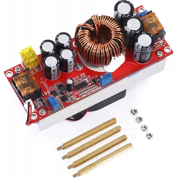 Bezpečnostní kamera 1800W Měnič Napětí 40A DC-DC Boost Modul Step Up 12-60V až 12-90V