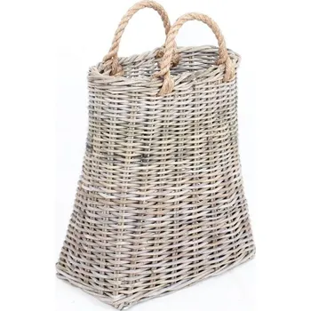 Koš na prádlo Ratanový koš TAŠKA kubu grey | RYCHLÉ DODÁNÍ